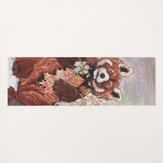 Red Panada Cimetta Yogamatte (Rückseite (Horizontal))