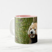 red-panda-033 zweifarbige tasse (Vorderseite Links)