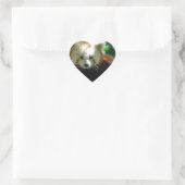 red-panda-11.jpg Herz-Aufkleber (Tasche)