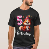 Red Panda 5th I bin 5 T-Shirt (Vorderseite)