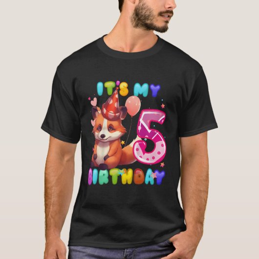 Red Panda 5th I bin 5 T-Shirt (Vorderseite)