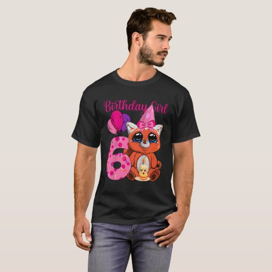 Red Panda 6th I M 6 T-Shirt (Vorne ganz)