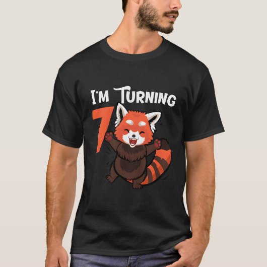 Red Panda 7 Ich wende 7 T-Shirt (Vorderseite)
