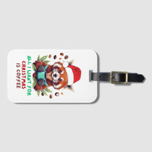 Red Panda Alles, was ich zu Weihnachten Wollte, is Gepäckanhänger