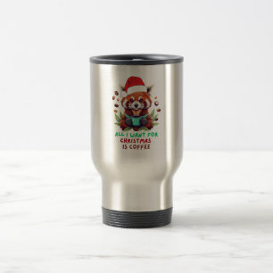 Red Panda Alles, was ich zu Weihnachten Wollte, is Reisebecher