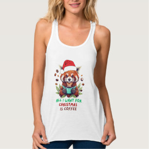 Red Panda Alles, was ich zu Weihnachten Wollte, is Tank Top