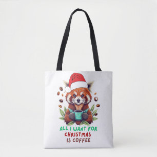 Red Panda Alles, was ich zu Weihnachten Wollte, is Tasche
