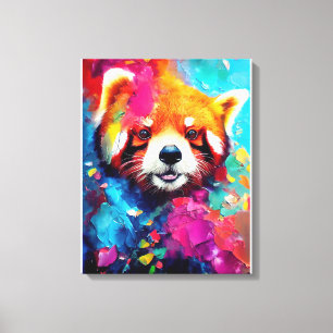 Red Panda Animal Discovery Adventure Nature Leinwanddruck