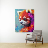 Red Panda Animal Discovery Adventure Nature Wandteppich (Beispiel)