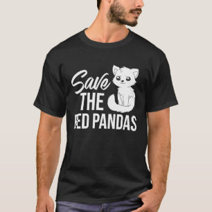 Red Panda Animal Habitat Schwanz T-Shirt