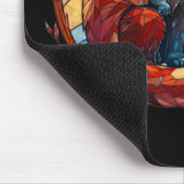 Red Panda Animal Portrait Gestaltete Glass Wildlif Mousepad (Ecke)