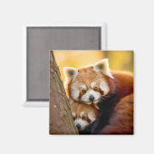 Red Panda Animal Wild Beauty Freedom Wilderness Magnet (Vorderseite/Rückseite)