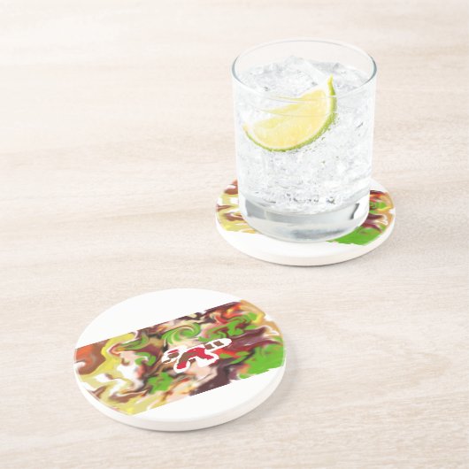 Red Panda  are cool  Getränkeuntersetzer (Seite)