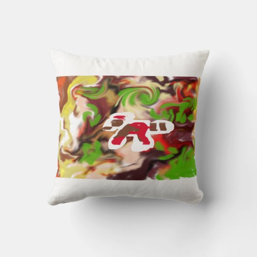 Red Panda are cool Kissen (Rückseite)