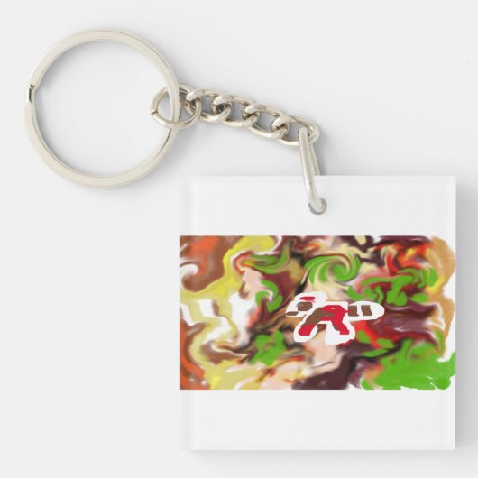 Red Panda are cool Schlüsselanhänger (Vorderseite)