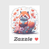 Red Panda Art Aufkleber (Blatt)