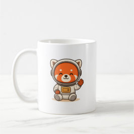 Red Panda Astronaut-Tasse | Niedlicher Trinkbehält Kaffeetasse