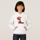 Red panda at Love with Heart.PNG Hoodie (Vorne ganz)