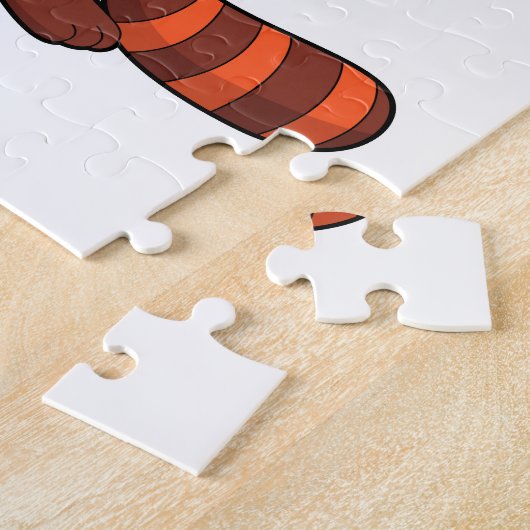 Red panda at Love with Heart.PNG Puzzle (Seite)