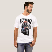 Red Panda Auto Motorrad T-Shirt (Vorne ganz)