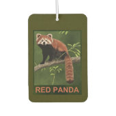 Red Panda Autolufterfrischer (Vorderseite)