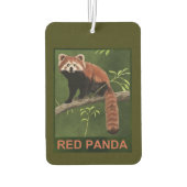 Red Panda Autolufterfrischer (Rückseite)