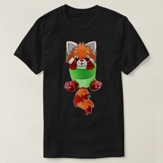 Red Panda Baby Sling T-Shirt (Design vorne)