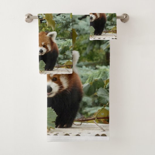 Red Panda Badhandtuch Set (Insitu)