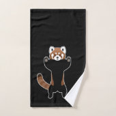 Red Panda Badhandtuch Set (Handtuch)