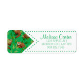 Red Panda & Bamboo Blätter Muster (Vorne)