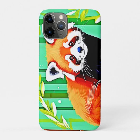 Red Panda Bamboo Forest Case-Mate iPhone Hülle (Rückseite)