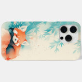 Red Panda Bamboo Forest Nickerchen Case-Mate iPhone Hülle (Rückseite (Horizontal))