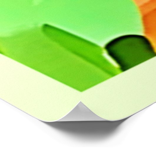 Red Panda Bamboo Forest Poster (Ecke)