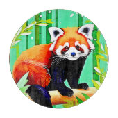 Red Panda Bamboo Forest Schneidebrett (Vorderseite)
