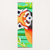 Red Panda Bamboo Forest Yogamatte (Vorderseite)