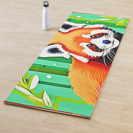 Red Panda Bamboo Forest Yogamatte (Beispiel)