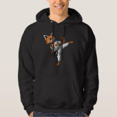 Red Panda Bear Karate Hoodie (Vorderseite)