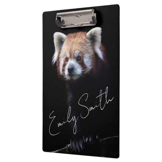Red Panda Bear Klemmbrett (Links)
