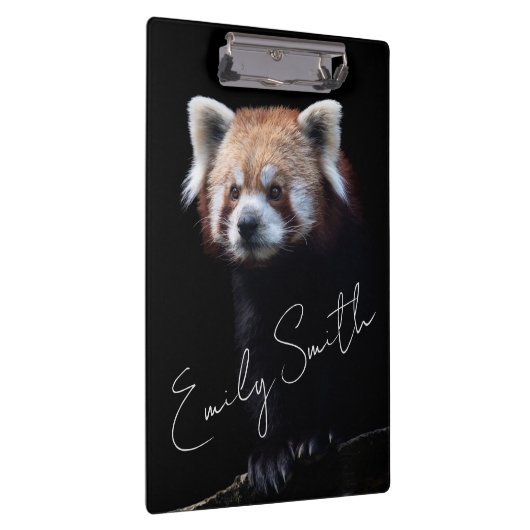 Red Panda Bear Klemmbrett (Rechts)