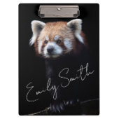 Red Panda Bear Klemmbrett (Vorderseite)