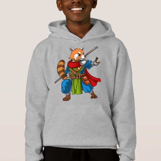 Red Panda Bear Ninja Hoodie (Vorderseite)