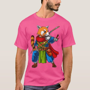 Red Panda Bear Ninja T-Shirt