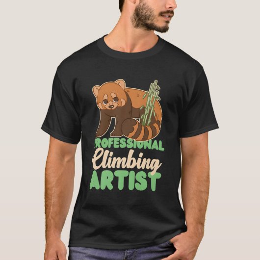Red Panda Beruflich Climbing T-Shirt (Vorderseite)