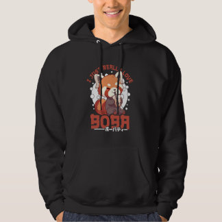 Red Panda Boba Tea Kawaii Bubble Tea Red Panda Ani Hoodie