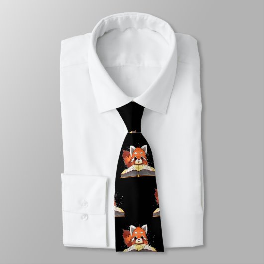 Red Panda Book Lover Krawatte (Gebunden)