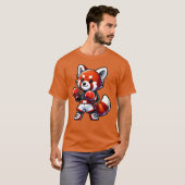 Red Panda Boxer Niedlich Boxing T-Shirt (Vorne ganz)