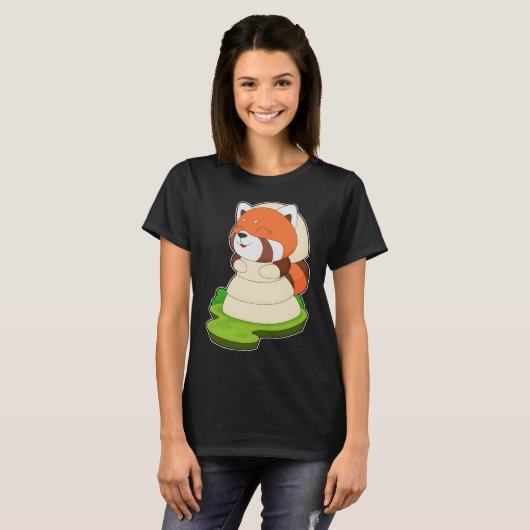 Red Panda Bride Dress Wedding T-Shirt (Vorne ganz)