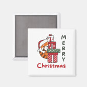 Red Panda Christmas Gift Winter Red Pandas Magnet (Vorderseite/Rückseite)