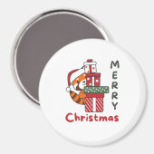 Red Panda Christmas Gift Winter Red Pandas Magnet (Vorderseite/Rückseite)
