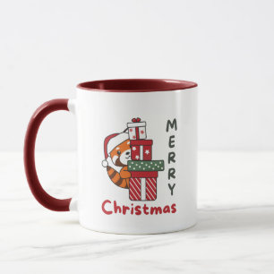 Red Panda Christmas Gift Winter Red Pandas Tasse